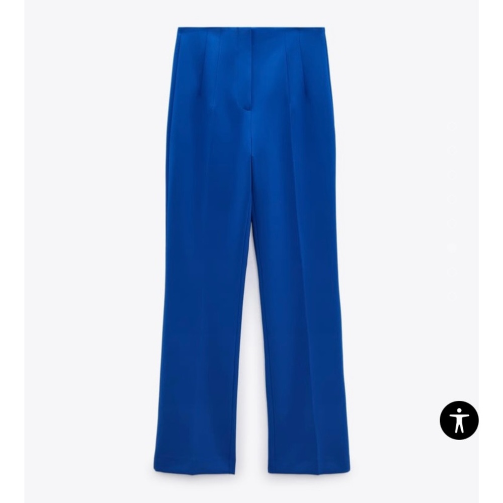 Zara High-Rise Flared Pants (S)